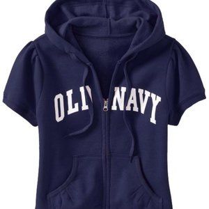 OLD NAVY Short-Sleeve Fleece Zip Hoodies NEW
